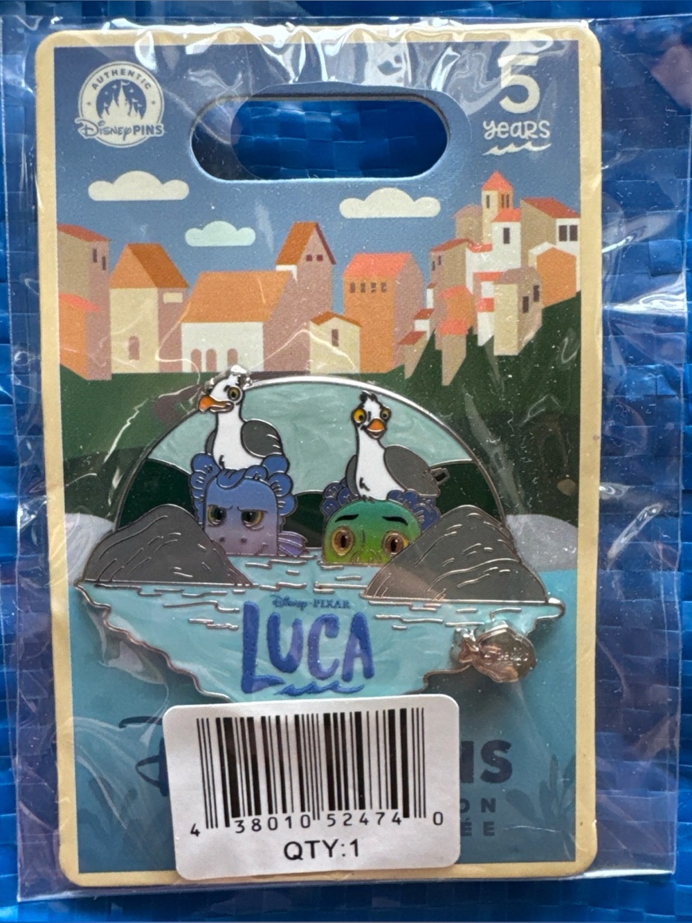 Disney Luca 5th Anniversary Pin Set - Limited Edition 2500